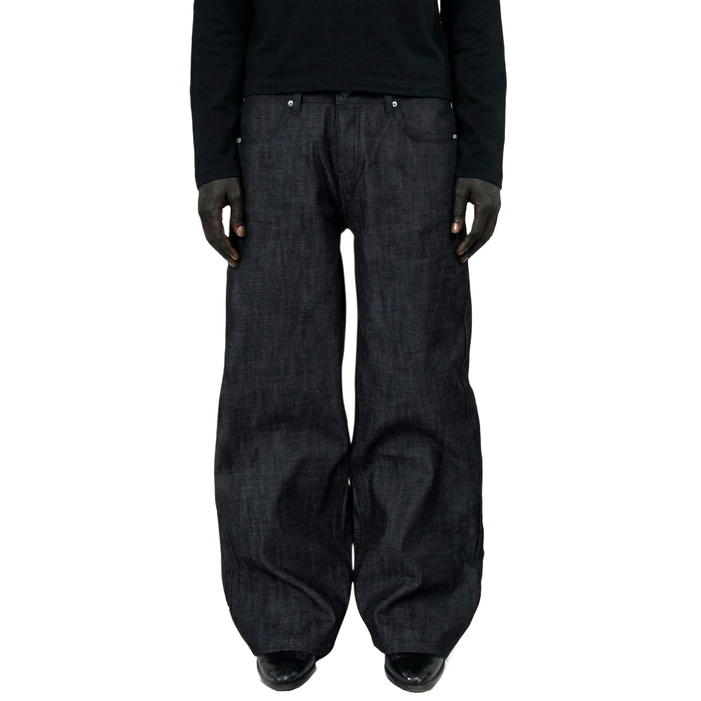 RAW JAPANESE SELVEDGE DENIM INK BLACK